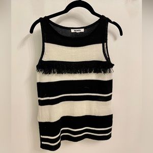 Cute Fringe Sweater Top -XS